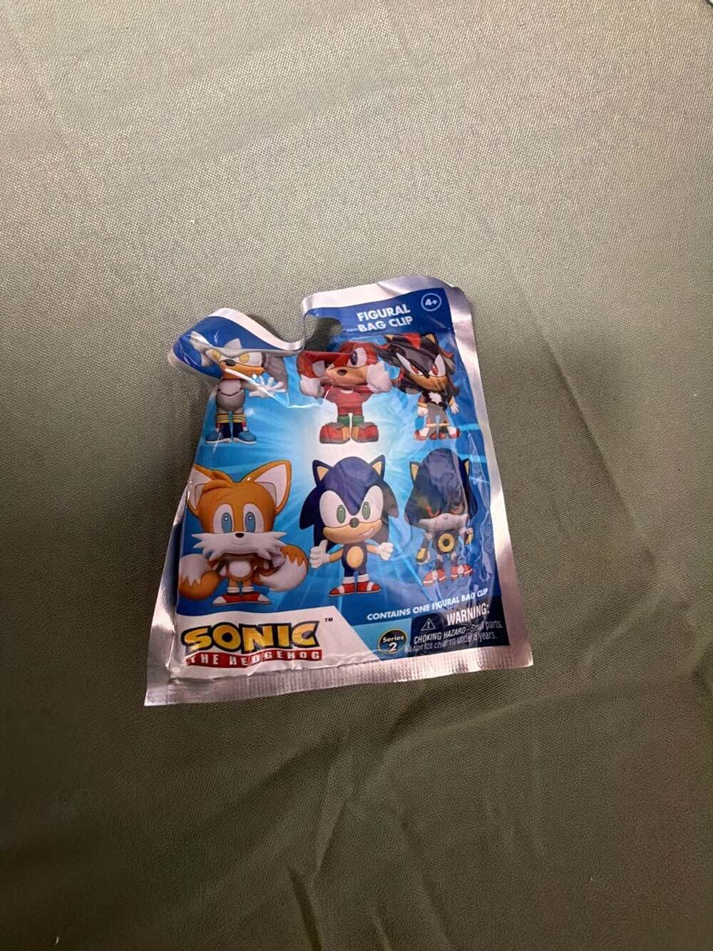 Monogram Sonic The Hedgehog 3D Collectible Figure Bag Clip, 2 in - .com,